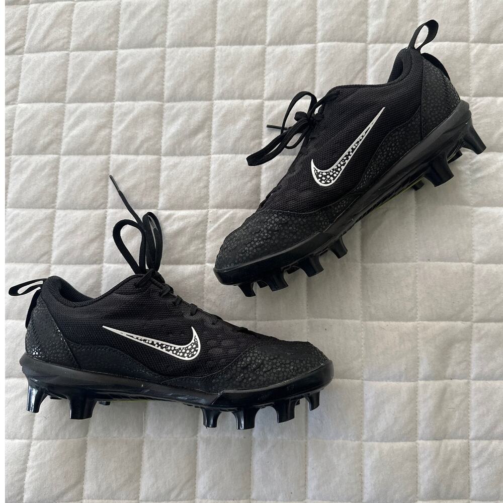 Nike Cleats Womens 7 Black HyperDiamond 2 Pro 856493-011 Athletic Softball